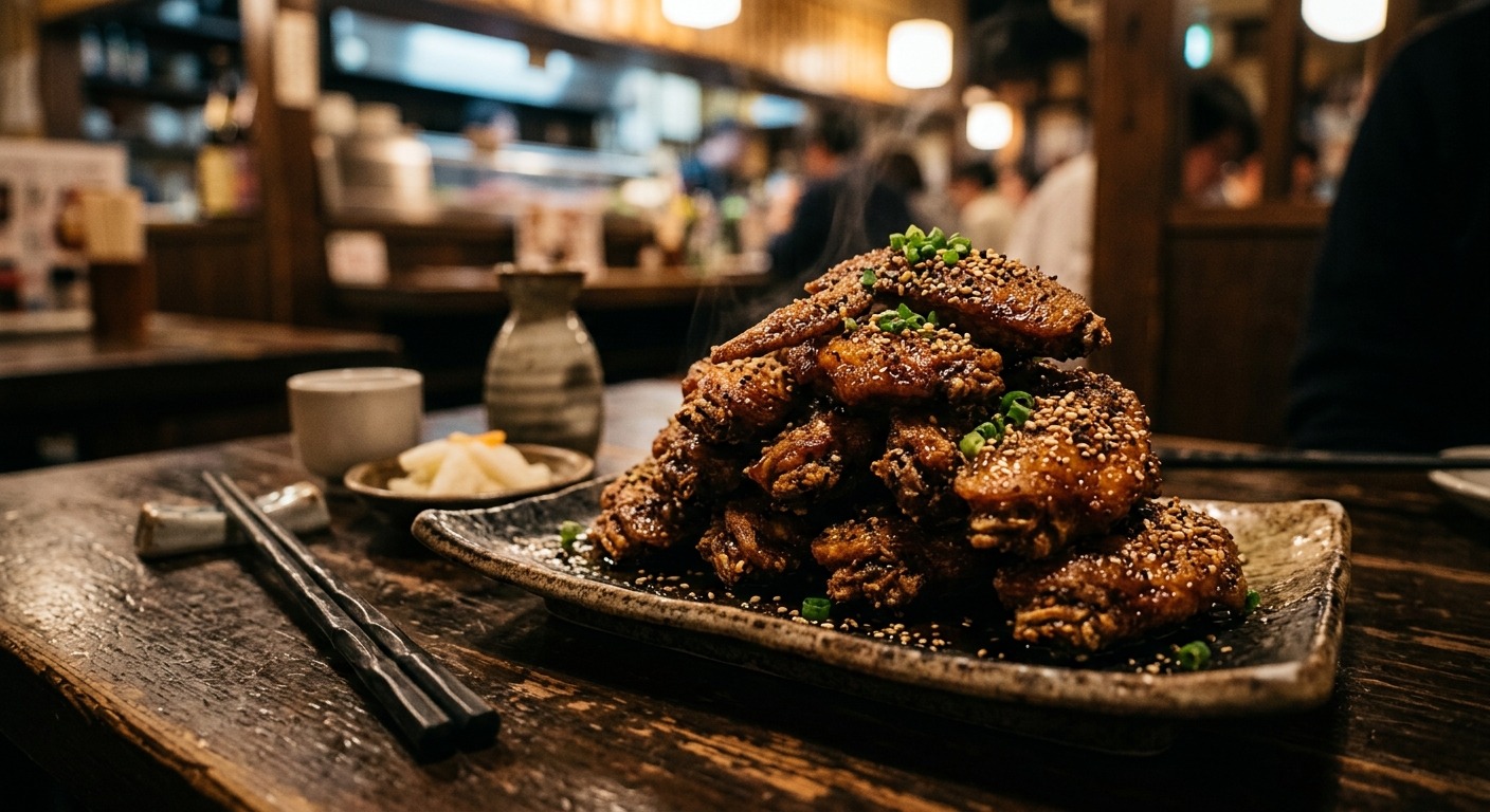 甘辛手羽先揚げ
