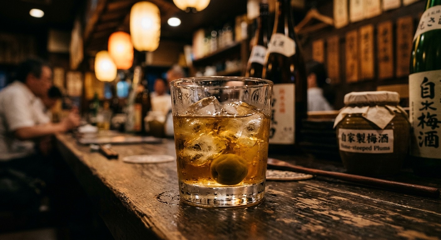 梅酒ロック