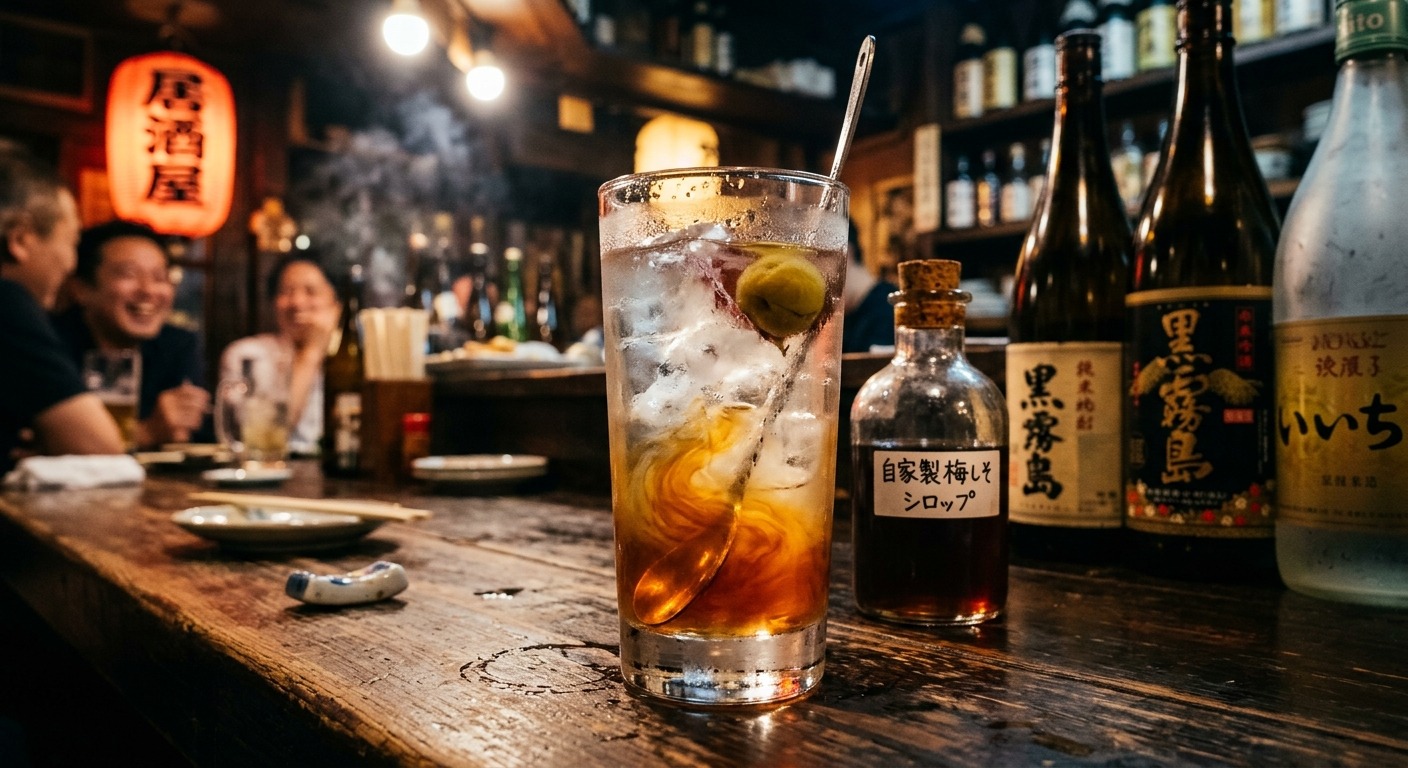 梅割り焼酎